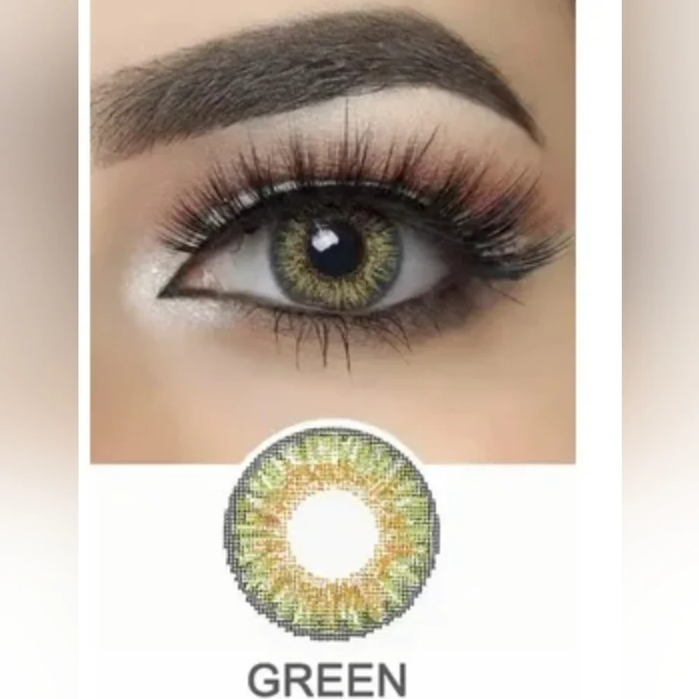 Makeup for eye green